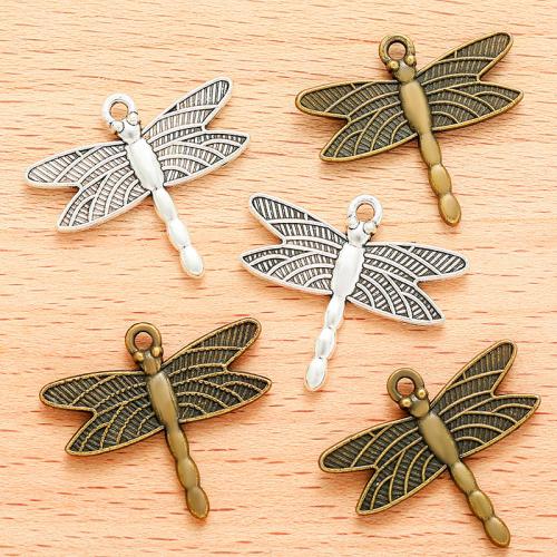 Zinc Alloy Animal Pendants, Dragonfly, plated, DIY [