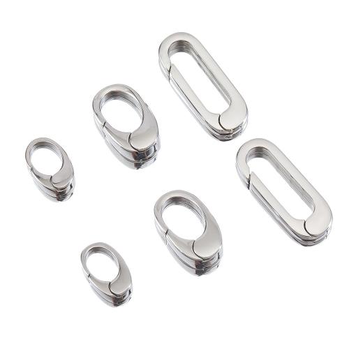 Stainless Steel Jewelry Clasp, 304 Stainless Steel, DIY original color 