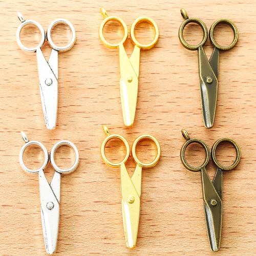 Zinc Alloy Scissors Pendants, plated, DIY [