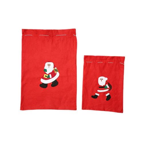 Non-woven Fabrics Christmas Gift Bag, random style & mixed pattern [