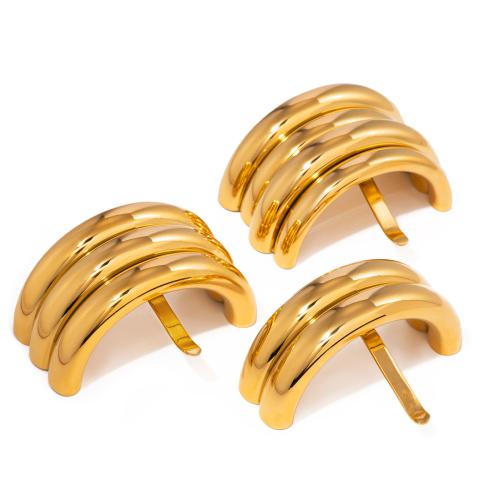 Hair Pins, 304 Stainless Steel, Vacuum Ion Plating, fashion jewelry & for woman, golden [