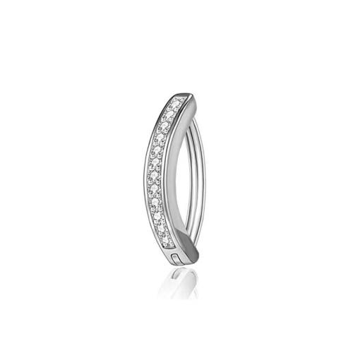 Edelstahl Bauch Ring, 304 Edelstahl, unisex & verschiedene Stile für Wahl & Micro pave Zirkonia, keine, verkauft von PC