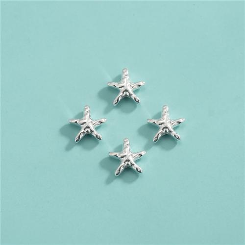 Sterling Silver Spacer Beads, 925 Sterling Silver, DIY, 8.6mm Approx 1.1mm 