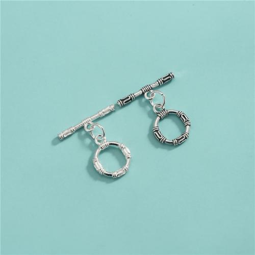 Sterling Silver Toggle Clasp, 925 Sterling Silver, DIY .2mm; .4mm 