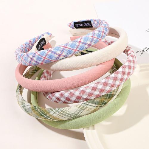 Hair Bands, Cloth, with Plastic, fashion jewelry & for woman 