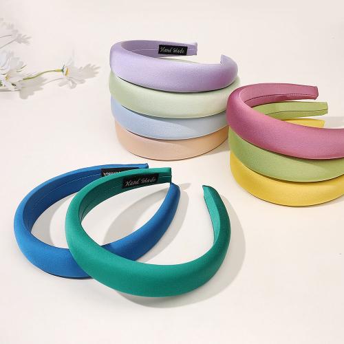 Hair Bands, Cloth, with Sponge, fashion jewelry & for woman 