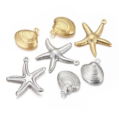 Stainless Steel Animal Pendants, 304 Stainless Steel, Vacuum Ion Plating & DIY Approx [