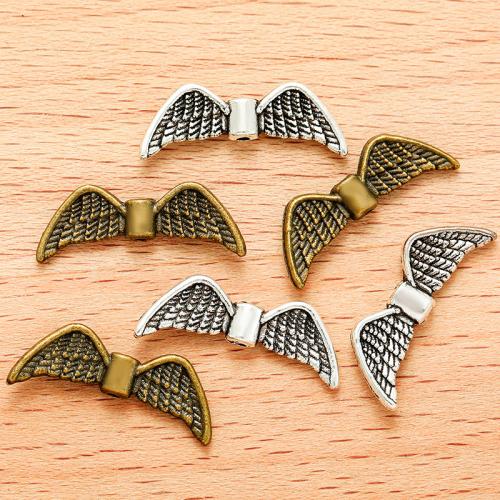 Zinc Alloy Angel Wing Beads, Wing Shape, plated, DIY [