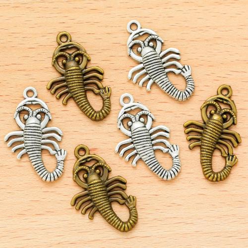 Pendentifs animaux en alliage de zinc, scorpion, Placage, DIY, plus de couleurs à choisir Vendu par sac