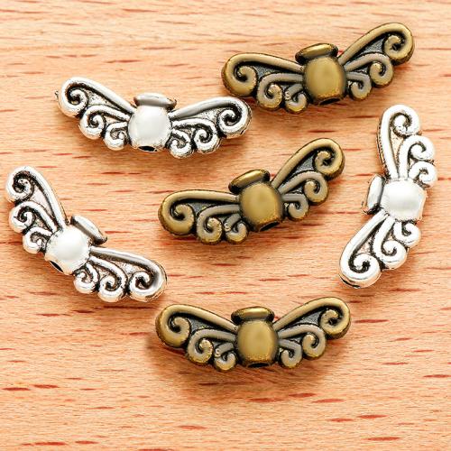 Zinc Alloy Jewelry Beads, Wing Shape, plated, DIY 