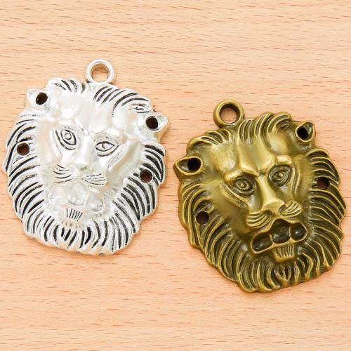 Pendentifs animaux en alliage de zinc, lion, Placage, DIY, plus de couleurs à choisir Vendu par sac