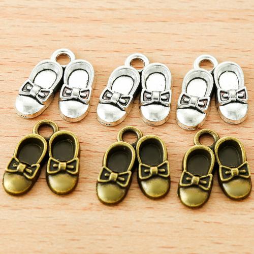 Pendentifs de chaussures en alliage de zinc, Placage, DIY, plus de couleurs à choisir Vendu par sac