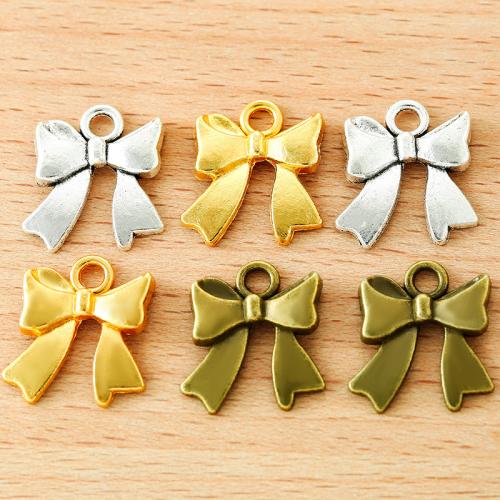 Zinc Alloy Bowkont Pendants, Bowknot, plated, DIY [