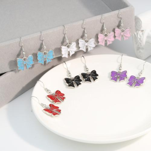 Enamel Zinc Alloy Jewelry Sets, earring & necklace, Butterfly, plated, fashion jewelry [