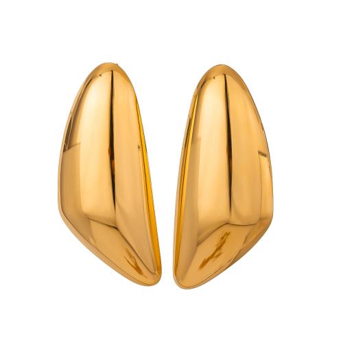 Arete de acero inoxidable , acero inoxidable 304, 18K chapado en oro, Joyería & para mujer, Vendido por Par