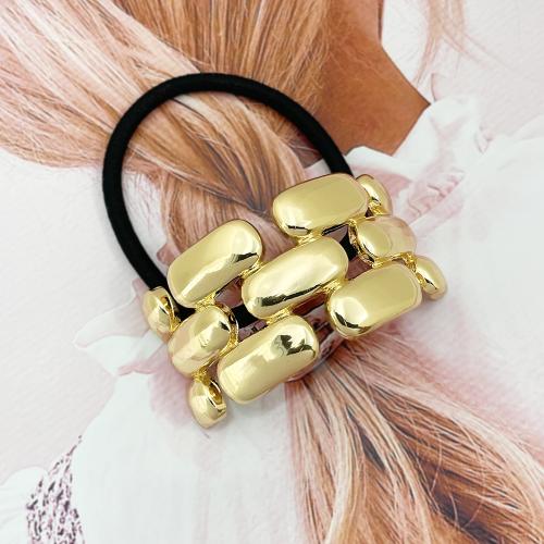 Ponytail Holder, Zinc Alloy, with Rubber Band, for woman 