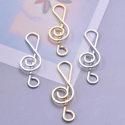 Stainless Steel Musical Instrument and Note Pendant, 304 Stainless Steel, Music Note, plated, DIY 