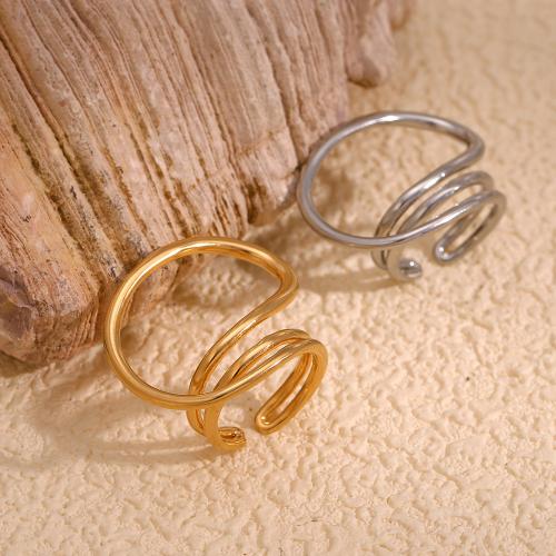 Anillos de Acero Inoxidable, acero inoxidable 304, Joyería & para mujer, más colores para la opción, tamaño:7, Vendido por UD