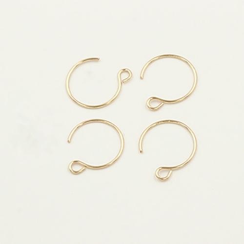 Gold gefüllte Haken Earwire, gold-gefüllt, DIY, 13mm, verkauft von Paar[