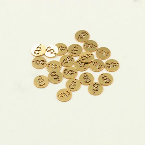 Edelstahl Manschettenknopf, gold-gefüllt, DIY, 6x0.6mm, verkauft von PC[