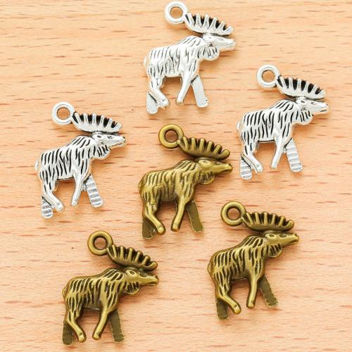 Pendentifs animaux en alliage de zinc, gazelle, Placage, DIY, plus de couleurs à choisir Vendu par sac