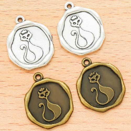 Pendentifs animaux en alliage de zinc, Légèrement rond, Placage, DIY, plus de couleurs à choisir Vendu par sac