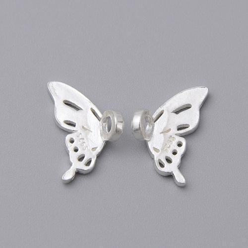 Perles intercalaires en argent , argent sterling 925, papillon, DIY, argent Vendu par PC