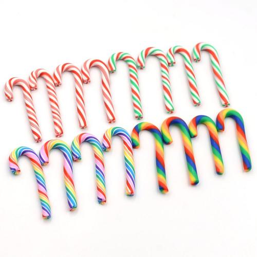 Haarband Zubehöre, Polymer Ton, Weihnachten Zuckerstange, Weihnachts-Design & DIY, keine, verkauft von PC[