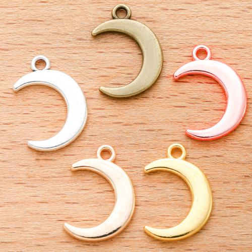 Zinc Alloy Jewelry Pendants, Moon, plated, DIY 