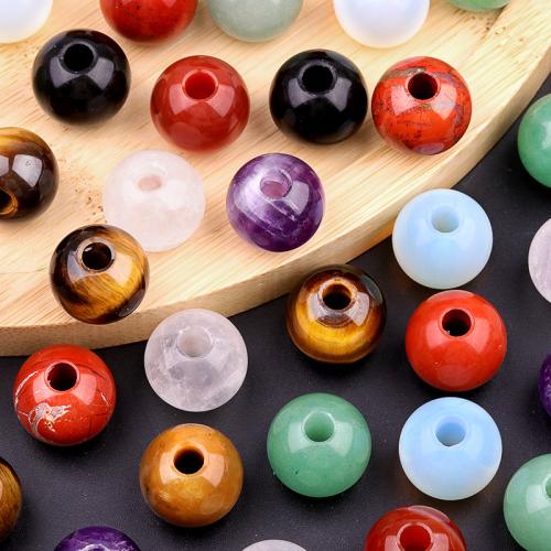 Mixed Gemstone Beads, Natural Stone, Round, DIY 18mm Approx 5mm 