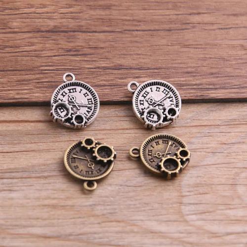 Zinc Alloy Jewelry Pendants, Clock, plated, DIY Approx 