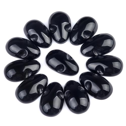 Agate Cabochon, Black Agate, DIY, black 