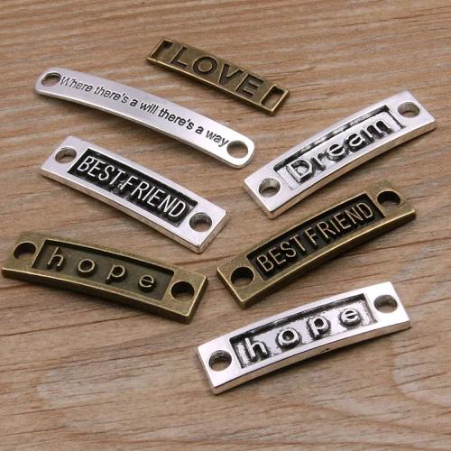 Zinc Alloy Connector Bar, plated, DIY & 1/1 loop Approx 