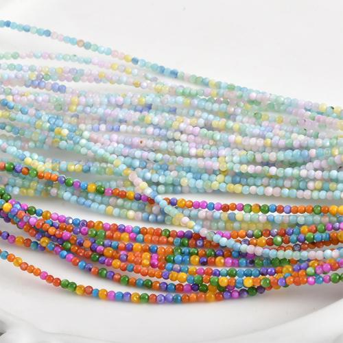 Natural Freshwater Shell Beads, Round, DIY .5-3mm Approx 0.5mm, Approx 