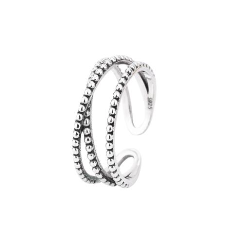 Sterling Silver Finger Ring, 925 Sterling Silver, fashion jewelry & for woman, Inner Approx 17mm 