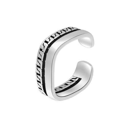 Sterling Silver Finger Ring, 925 Sterling Silver, fashion jewelry & for woman, Inner Approx 17mm 