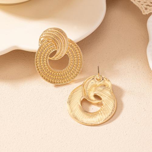 Zinc Alloy Stud Earring, plated, for woman, gold 