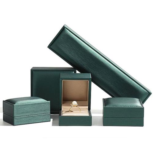 Multifunctional Jewelry Box, PU Leather, with Cloth, dustproof 