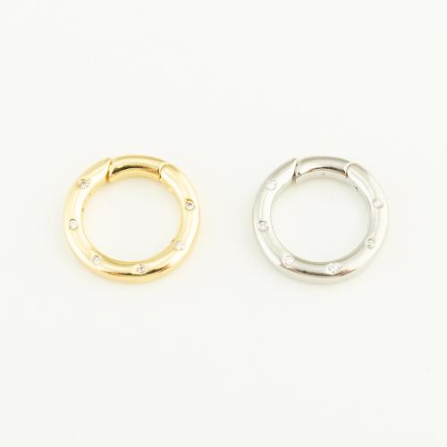 Brass Snap Clasp, Round, plated, random style & DIY 