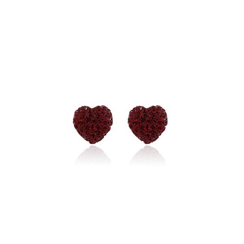 Zinc Alloy Stud Earring, plated, fashion jewelry & for woman 