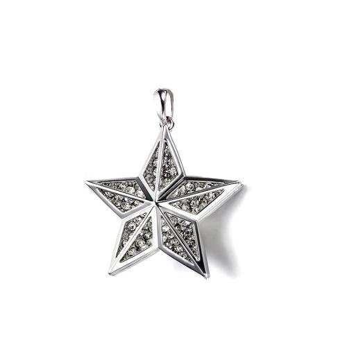 Zinc Alloy Star Pendant, DIY 