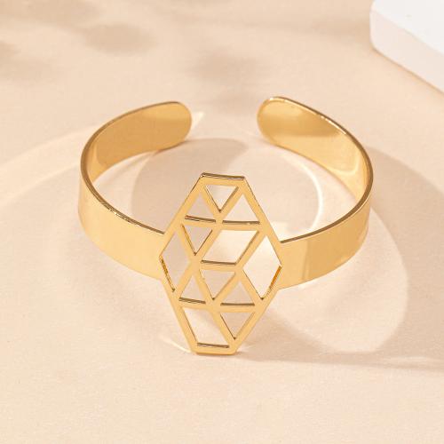 Iron Finger Ring, plated, for woman, gold 