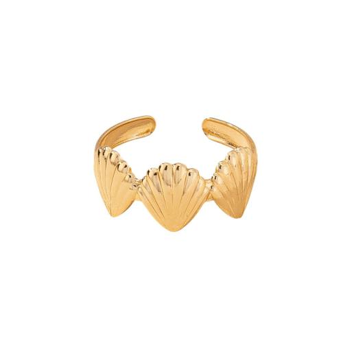 Eisen Finger Ring, plattiert, für Frau, Goldfarbe, verkauft von PC