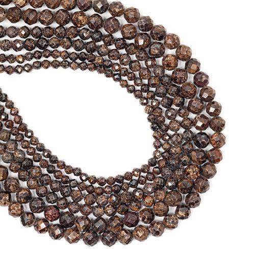 Bronzite Stone Beads, Round, DIY mixed colors 