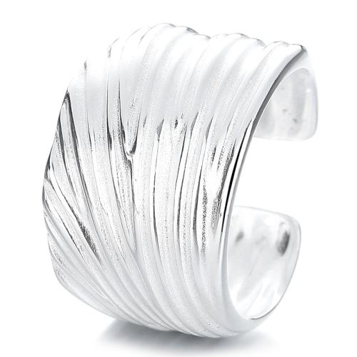 Sterling Silver Finger Ring, 925 Sterling Silver, fashion jewelry & for woman, Inner Approx 17.3mm 