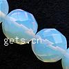 Sea Opal Jewelry Beads, Round shape, faceted Sold per  Strand