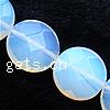 Sea Opal Jewelry Beads, Flat round, faceted Sold per 15.  Strand