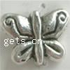 Zinc Alloy Animal Beads, Butterfly, plated lead free 