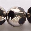 Round Crystal Beads, half-plated 14mm Inch 