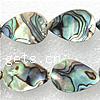 Abalone Shell Beads, Teardrop Inch 